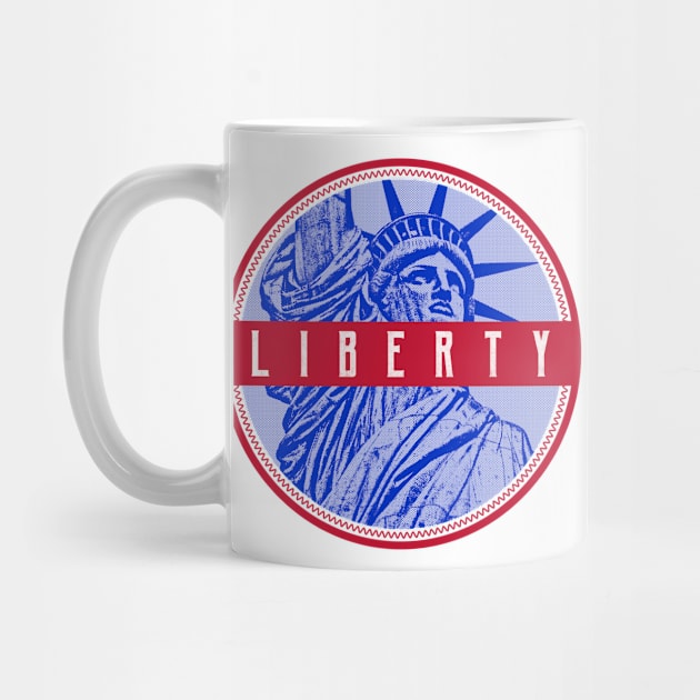 statue of liberty by Tip Top Tee's